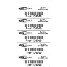 Freight Transport Pro Label Book 5.5 inch 5 Labels per Page