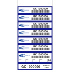 Freight Transport Pro Label Book 5.5 inch 8 Labels per Page